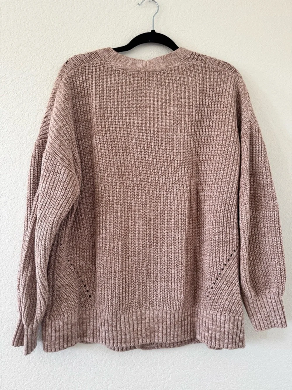 GAP Oversized Pink Chunky Knit Buttoned Cardigan - Picture 6 of 6